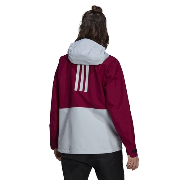 Adidas Terrex GORE-TEX Paclite Rain Jacket Hooded Cross-Training - Picture 9 of 16